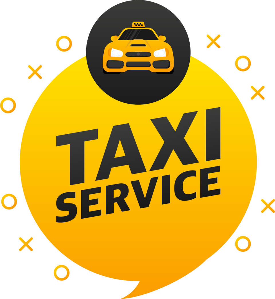 Taxi service, great design for any purposes. App logo concep